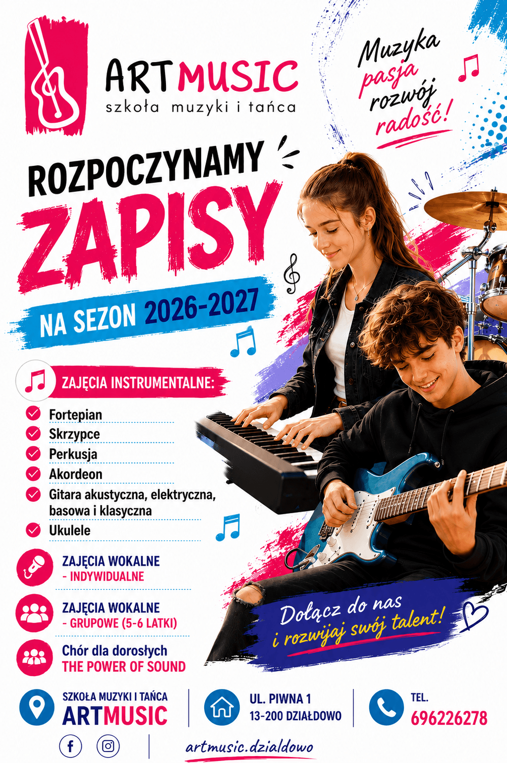 Grafika rekrutacyjna ARTMUSIC 4